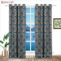 Window Curtains Living Room Metallic Jacquard Curtains